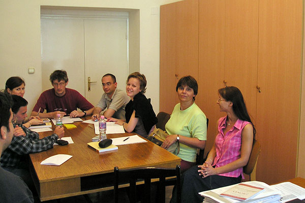 Meeting at the Reserach Seminar. 15 June 2004.